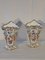 Vases Antiques en Porcelaine, France, Set de 2 1