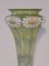 Mid-Century Painted Glass Vases, Set of 2 2