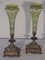 Vases Mid-Century en Verre Peint, Set de 2 1