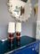 Vintage Italian Pressed Glass and Metal Table Lamps from Biancardi & Jordan Arte, Set of 2 6