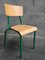 Chaises d'Ecole de Mullca, France, 1960s, Set de 20 1