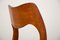 Teak and Skai Model 71 Side Chairs by Niels Otto Møller for J.L. Møllers, 1960s, Set of 6, Immagine 4