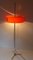 Italian Acrylic Glass and Orange Chromed Floor Lamp, 1970s, Image 2