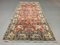 Turkish Red and Beige Wool Distressed Tribal Rug, 1960s 2