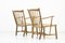 Vintage Magasin du Nord Easy Chairs by Hans J. Wegner for FDB, Set of 2 16