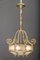 Lámpara de araña austriaca Art Déco, años 20, Imagen 4