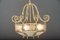 Lámpara de araña austriaca Art Déco, años 20, Imagen 10