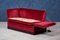 Vintage Danish Red Velour Knole Sofa 7