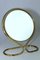 Brass Table or Wall Mirror, 1950s, Image 1