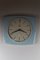 Blue Gazed Ceramic Wall Clock from Junghans, 1950s, Image 8