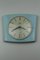 Blue Gazed Ceramic Wall Clock from Junghans, 1950s, Image 2