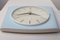 Blue Gazed Ceramic Wall Clock from Junghans, 1950s 6