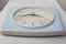 Blue Gazed Ceramic Wall Clock from Junghans, 1950s, Immagine 6