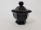 Black Crystal Model Harcourt Sugar Bowl from Baccarat, 1940s, Immagine 1