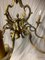 Lámpara de araña de bronce con ocho brazos, años 20, Imagen 2