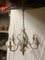 Bronze 6-Arm Chandelier, 1920s 4