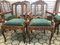 Vintage Louis XV Style Oak Dining Chairs, 1940s, Set of 8 5