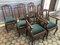 Vintage Louis XV Style Oak Dining Chairs, 1940s, Set of 8 7