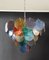 Bunte Space Age Murano Glas Deckenlampe, 1980er 15
