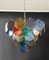 Space Age Multicolored Murano Glass Ceiling Lamp, 1980s, Immagine 15