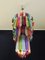 Murano Glass Ceiling Lamp with 111 Multicolor Quadriedri, 1980s, Image 6