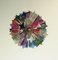 Murano Glass Ceiling Lamp with 111 Multicolor Quadriedri, 1980s 5