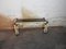 Vintage Gilt Brass Console Table from Banci 1