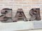 Metal Bar Sign with Letters, 1950s, Immagine 3