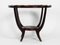 Echiquier et Table d'Appoint Mid-Century en Bois et Verre, Italie 4