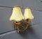 German Golden Sconce, 1970s, Image 4