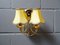 German Golden Sconce, 1970s, Image 1