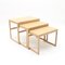 Oak Nesting Tables by Svante Skogh for Seffle Möbelfabrik, 1960s, Set of 3, Image 1