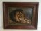 Geza Vastagh, Lion and Lioness, 1900s, Oil on Canvas, Framed 2