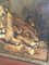 Geza Vastagh, Lion et Lionne, 1900s, Huile sur Toile, Encadrée 7