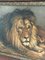 Geza Vastagh, Löwe und Löwin, 1900er, Öl auf Leinwand, gerahmt 6