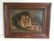 Geza Vastagh, Lion and Lioness, 1900s, Oil on Canvas, Framed 1