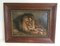 Geza Vastagh, Lion and Lioness, 1900s, Oil on Canvas, Framed, Image 1