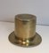 French Brass Top Hat Champagne Bucket, 1920s, Image 8