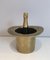 French Brass Top Hat Champagne Bucket, 1920s 6