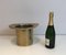Französischer Champagnerkübel aus Messing, 1920er 4