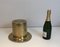 Französischer Champagnerkübel aus Messing, 1920er 2