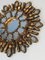 Small Italian Giltwood Sunburst Mirror, 1970s, Image 7