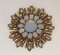 Small Italian Giltwood Sunburst Mirror, 1970s, Image 8