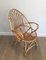 French Egg-Shaped Rattan Armchairs, 1950s, Set of 2 1