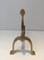 French Brass Duck Andirons in the Style of Maison Jansen, 1970s, Set of 2, Image 8