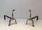French Brass Duck Andirons in the Style of Maison Jansen, 1970s, Set of 2, Image 2
