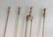 French Brass Fireplace Tools Set, 1970s, Image 6