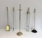French Brass Fireplace Tools Set, 1970s 3