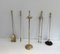 French Brass Fireplace Tools Set, 1970s 1