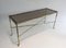 French Small Faux-Bamboo Bronze Coffee Table with Smoked Glass Shelf by Maison Bagués, 1940s 3